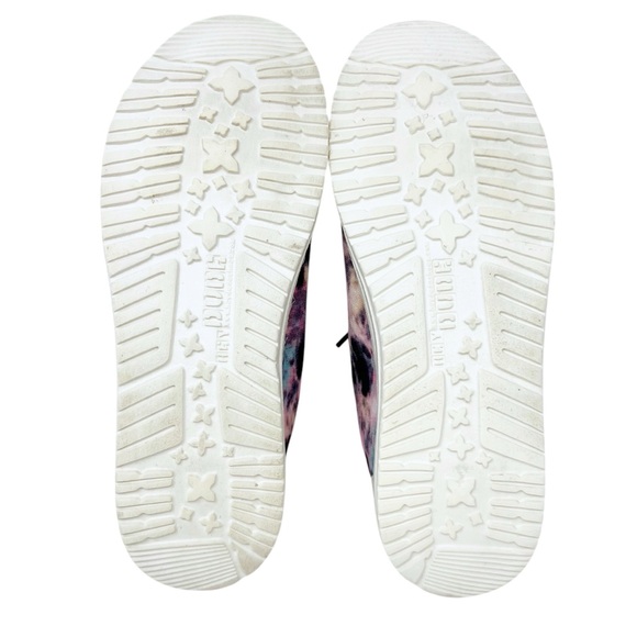 Hey Dude Wendy Tie Dye Pink White Slip On Comfort Casual Shoes Loafers - Picture 8 of 9